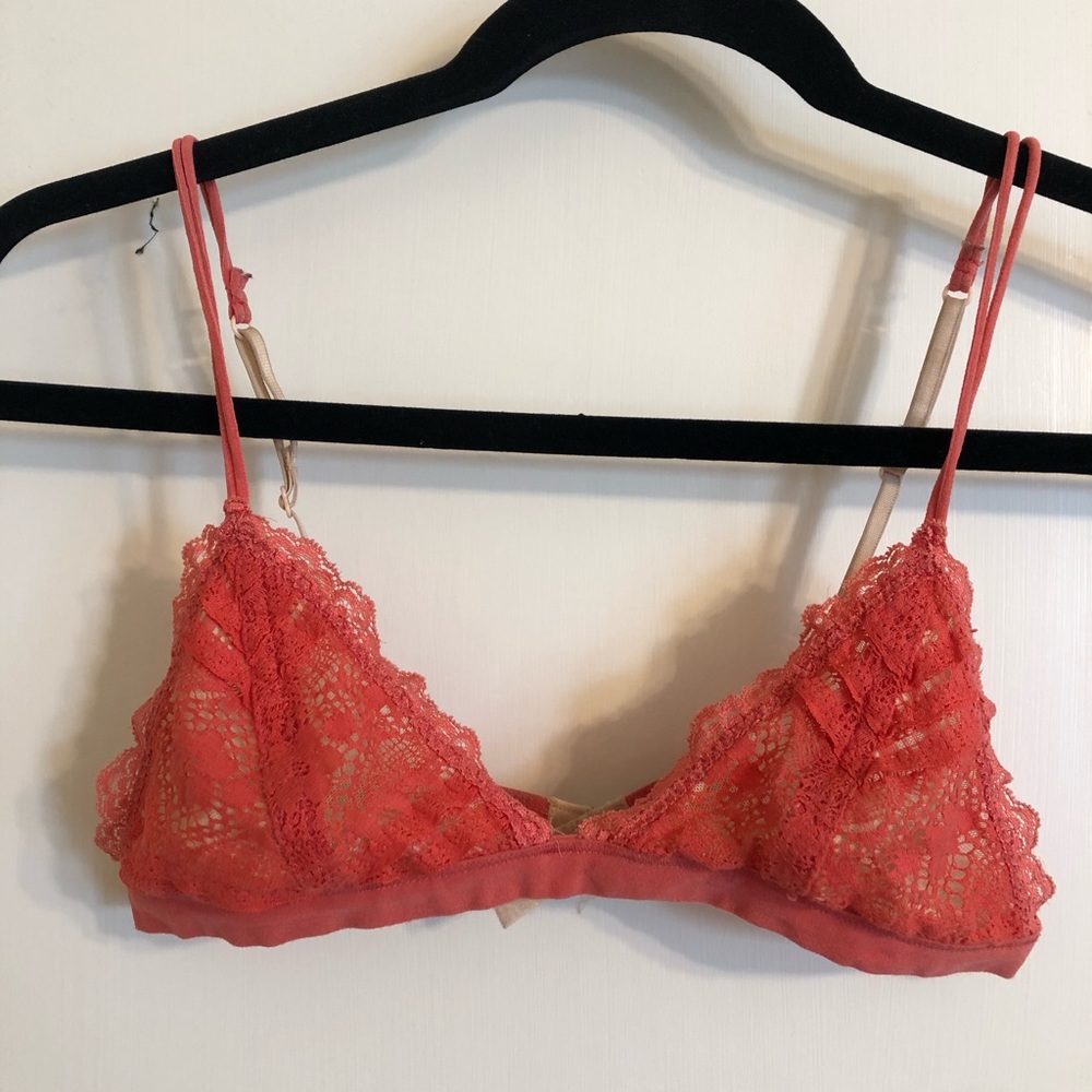 Coral Lace Bralette